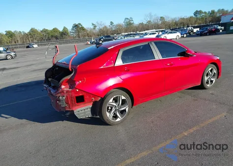 2021 Hyundai Elantra Limited z USA, uszkodzony, nr VIN 5NPLP4AG2MH014440